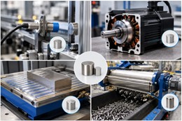 Neodymium Cylinder Magnets for Industrial Automation and Motors Neodymium Cylinder Magnets for Industrial Automation and Motors