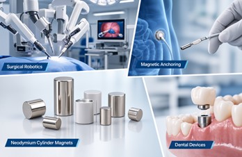 Neodymium Cylinder Magnets for Medical Devices Neodymium Cylinder Magnets for Medical Devices