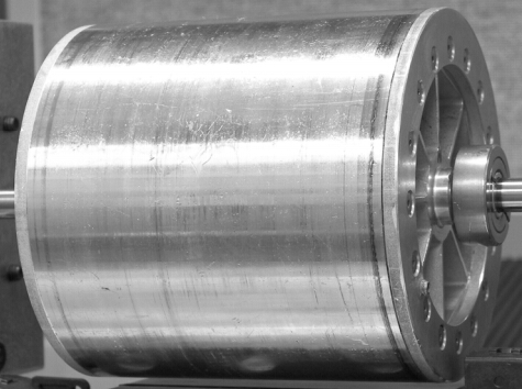 radial  Halbach magnetic bearing rotor