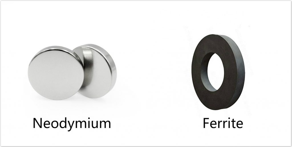 neodymium vs ferrite