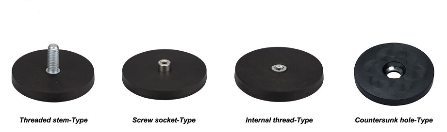 Different Types of Rubber-Coated Magnets