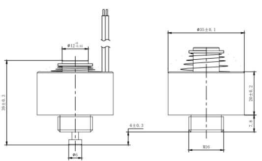 round tube electromagnet