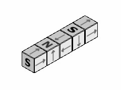 Creating a straight Halbach Array example