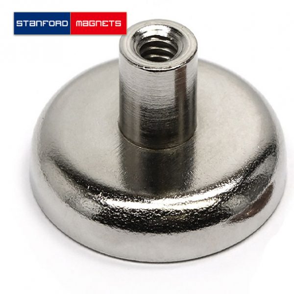 Holding Power Pot Magnet w/ Female Threaded Stud Neodymium Cup Magnet