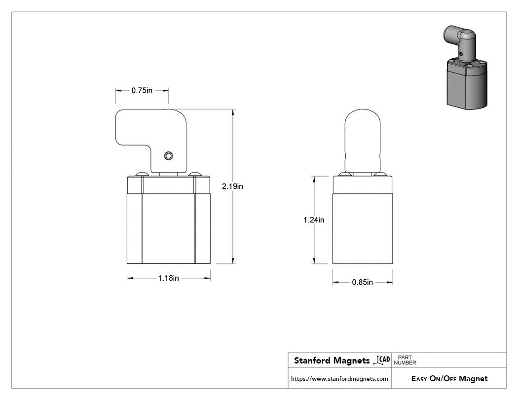 Easy On/Off Magnet
