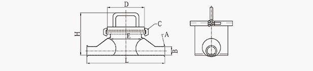 Magnetic Liquid Trap with Clamp Connection