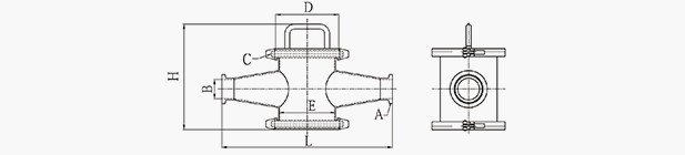 Magnetic Liquid Trap with Clamp Connection